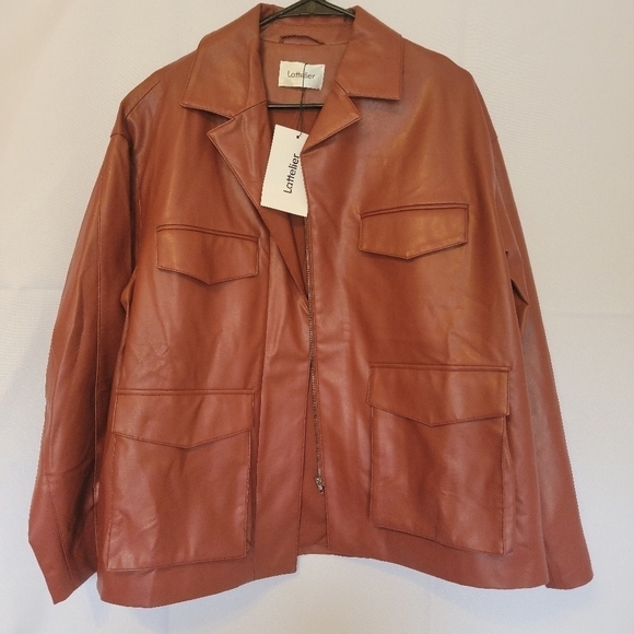 Lattelier Leather Jacket Size Small - Picture 8 of 13